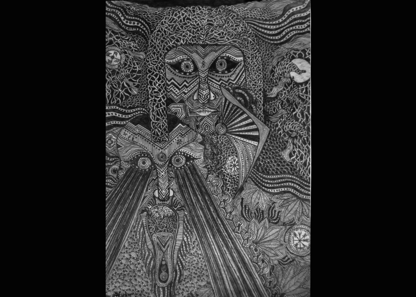 Drawing prints "Sorcerer"