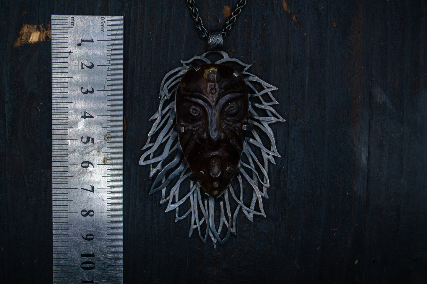 Ripats „Ante ent Nunc“: hõbe 925, Indoneesia merevaik