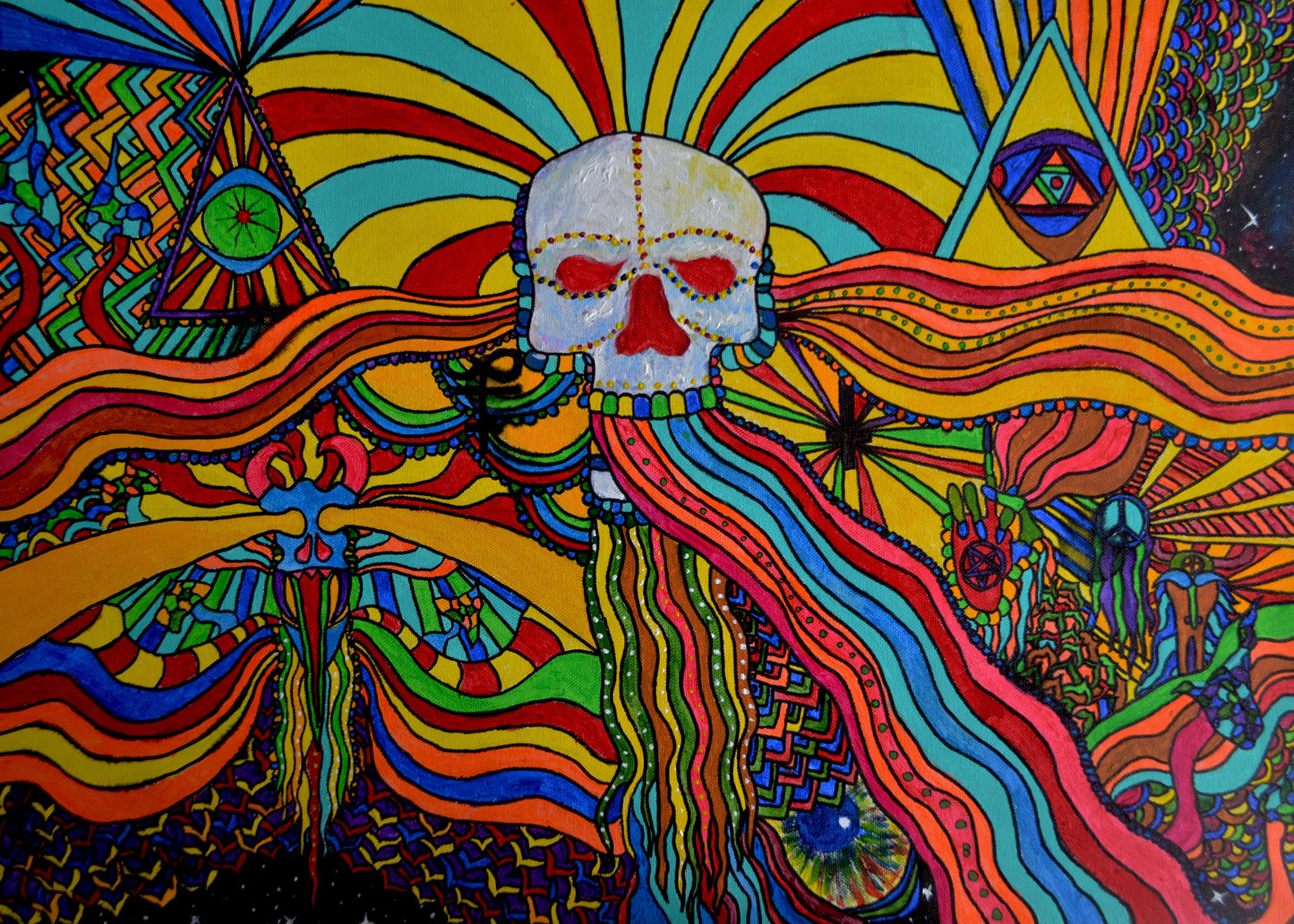 Painting prints "De Morte"